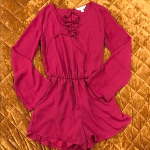 Long sleeve romper